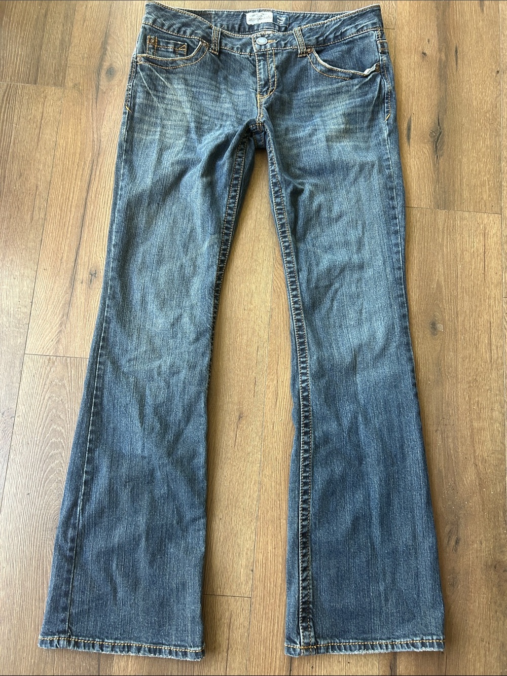 Aeropostale Women's Blue Flared Jeans !! 11/11 long long